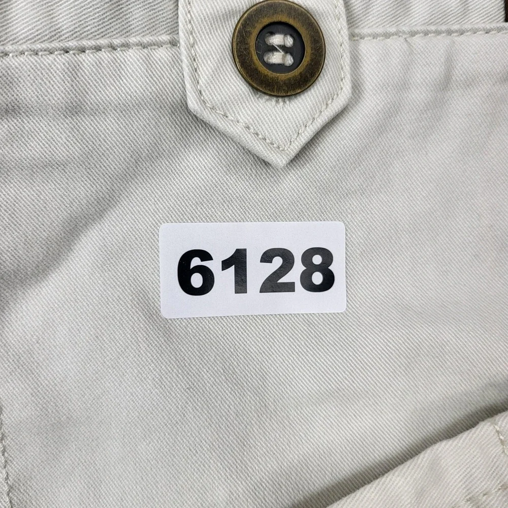 Territory Ahead Pants Mens 37x32 White Chino‎ Regular Fit Straight Leg Casual